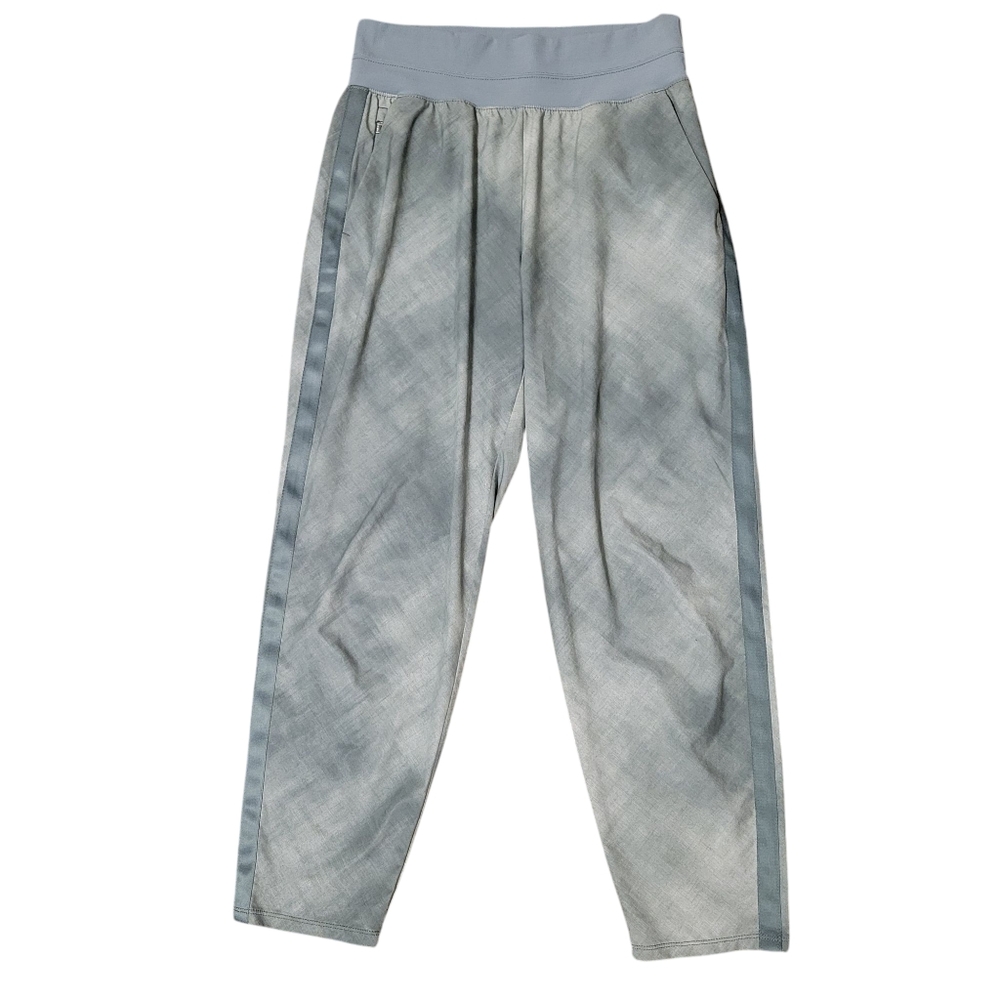 Athleta Nolita Slim Tapered Green Printed Crop Pant